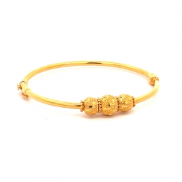 Classic  Bangle Bracelet in 22K Yellow Gold